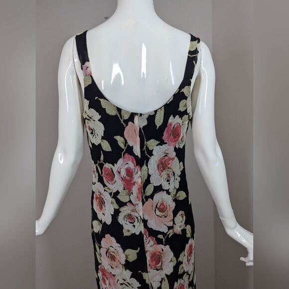 Vintage Floral Slip Dress Size 8 – Ruffle Hem, Romantic Rose Print, Y2K Style - Picture 8 of 8